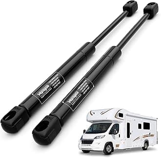 Vepagoo ML1410 20 inch 10Lb Gas Struts Shock Lift Support - Fit for RV Camper Entry Door RV Bed Storage Tanning Bed Motorhome Basement Cargo Door Boat Hatch Tonneau Cover(Fit 8-11Lb Lid)
