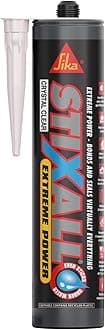 Sika Stixall – Extreme Power Sealant and Adhesive – Waterproof – Crystal Clear – 290ml