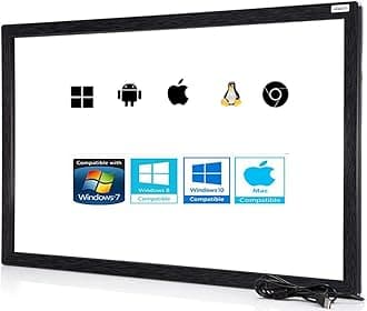 Chengying 27-Inch Multi-Touch 10-Point IR Touch Frame - USB Interface - HID Compliant