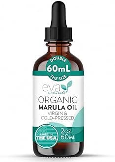 100% Pure Marula Oil – Cold Pressed Facial & Body Oil, Lightweight Dry Moisturizer for Skin, Hair, Face Care, Anti-Aging & Gua Sha Massage Serum – 60ml