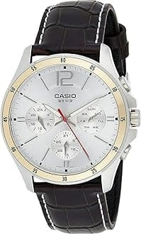 Casio Enticer Multi-Dial Men's White Watch - MTP-1374L-7AVDF (A835)