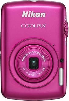 Nikon COOLPIX S01 10.1 MP Digital Camera with 3x Zoom NIKKOR Glass Lens (Pink) (Old Model)