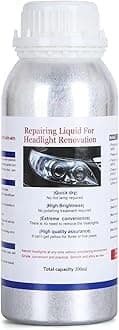 200ML Headlight Restoration Liquid,Automobile Headlight Lens Polish Repair Liquid, Car Headlight Scratch Restoring Fluid for Repair Headlight Yellowing, Haze, Scratches