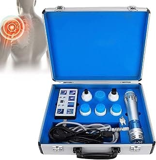 Shockwave Therapy Machine for ED, Extracorporeal Radial Shock Wave Therapy (RSWT) Treatment Euipment for Plantar Fasciitis, Heel Pain, Tendonitis, Elbow Pain(US)