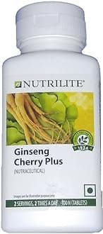 Amway Ginseng Cherry Plus Tablets for Unisex, 100N Pack