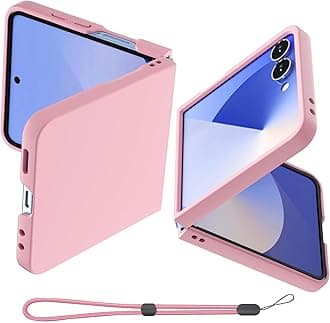 for Samsung Galaxy Z Flip 7 Case Pink, [Minimalist Fit] Ultra-Thin Slim Fit Protective Sturdy Solid PC Phone Cover for Samsung Flip 7 5G