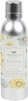 Greenleaf Gifts Bella Freesia Scented Room Air Freshener Spray | Non-Aerosol 7 oz Spray | Floral Scented Air Freshener for Home | Home Fragrance for Bedroom & Bathroom
