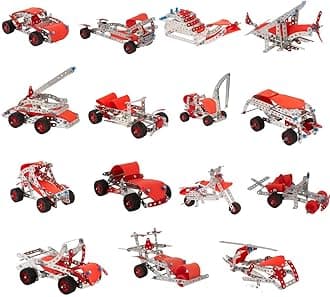 Enginero Mechanical Kit for Kids | Metal Construction Engineer Toys | STEM Toy Set for Boys & Girls, Age 7+ | Level 3 (195 Pcs)