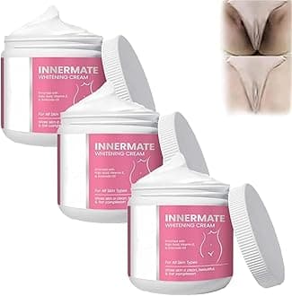 Liascy InnerMate Whitening Cream, Intimate Area Skin Lightening Cream,Skin Bleaching Creams for Private Area,Dark Spot Corrector for Inner Thigh,Bikini Line,Armpit (3 Pcs)