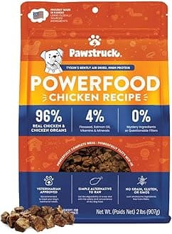 - Pawstruck Air Dried Dog Food with Real Chicken, Grain-Free, Made in USA, Non-GMO & Vet Recommended, High Protein Limited Ingredient Full-Feed for All Breeds & Ages, 2lb Bag