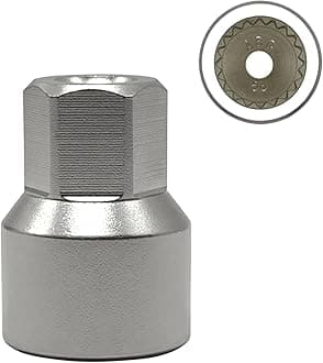 ABC-56 - Wheel Locking Nut Key for Porsche VW Toureg Panamera/Cayenne/Macan/Cayman/SUV, Wheel Lock Nut Scoket Adapter, Wheel Anti-Theft Lug Nut Removal Tool, Anti-Theft Screw Remover