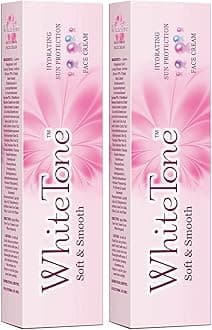 White Tone Face Cream for Women, Get Oil-Free, Even-Toned Skin Instantly, 50g (Pack of 2)