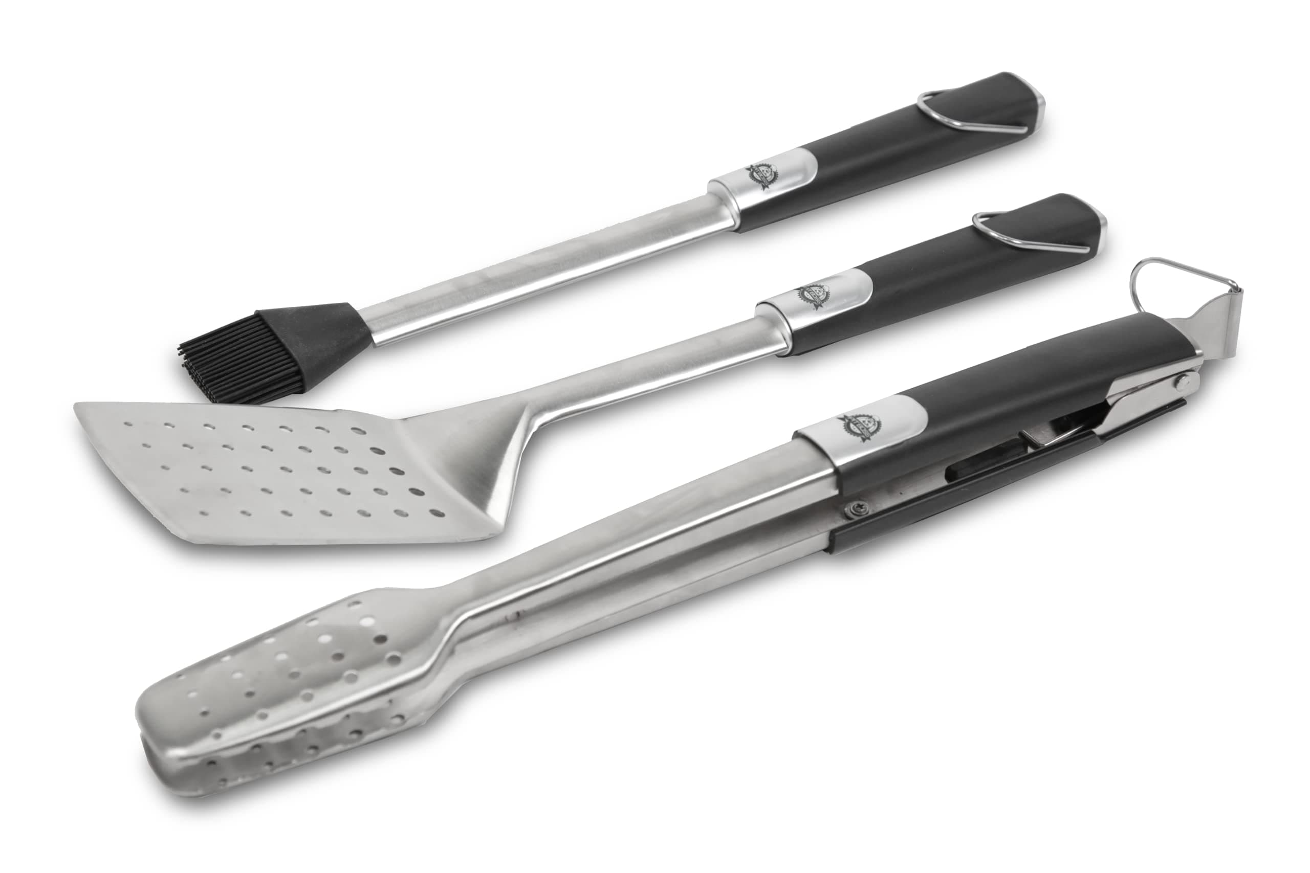 Grills Soft Touch 3 Piece Tool Set, Stainless