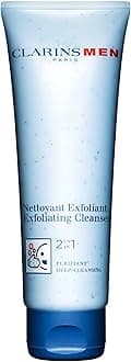 CLARINSMEN Exfoliator Cleanser | Exfoliating Face Wash For Men | Deeply Cleanses Impurities and Clears Out Clogged Pores | Contains Salicylic Acid | All Skin Types | 4.4 Ounces