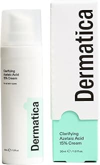 Dermatica Clarifying Azelaic Acid 15% Cream | Lightweight and Fragrance Free Skincare | Gentle and Effective for all Skin Types