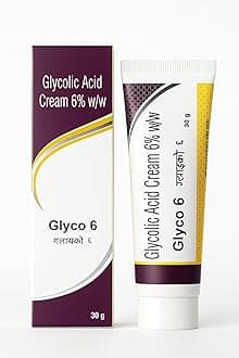 Glyco 6Cream | 6% Glycolic Acid Cream for Pigmentation, Dark Spots, Acne Marks & Uneven Skin Tone | Dermatologist-Recommended for Skin Renewal, Clarity & Even Tone – 30g