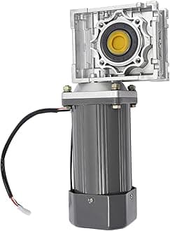 Electric Gear Motor 40cr Alloy Steel 370W AC 60HZ 90-1650r/min/50HZ 90-1350r/min 50K Worm Gear Powerful Electric Motor Reducer Gearbox High Torque with Adjustable Speed and Temperature