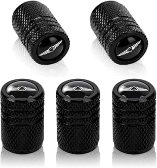 Car Tire Valve stem Covers Compatible with g70 g80 g90 gv70 gv80 gv60 Tire Valve Stem Caps Metal Material Fashion Sports Car Decoration