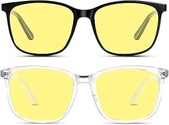 Night Vision Driving Glasses for Women & Men - Anti Glare Blue Light Blocking Computer Glasses with HD Clarity, Premium Protection | Nighttime Safety Eyewear for Screen Use & Road Travel