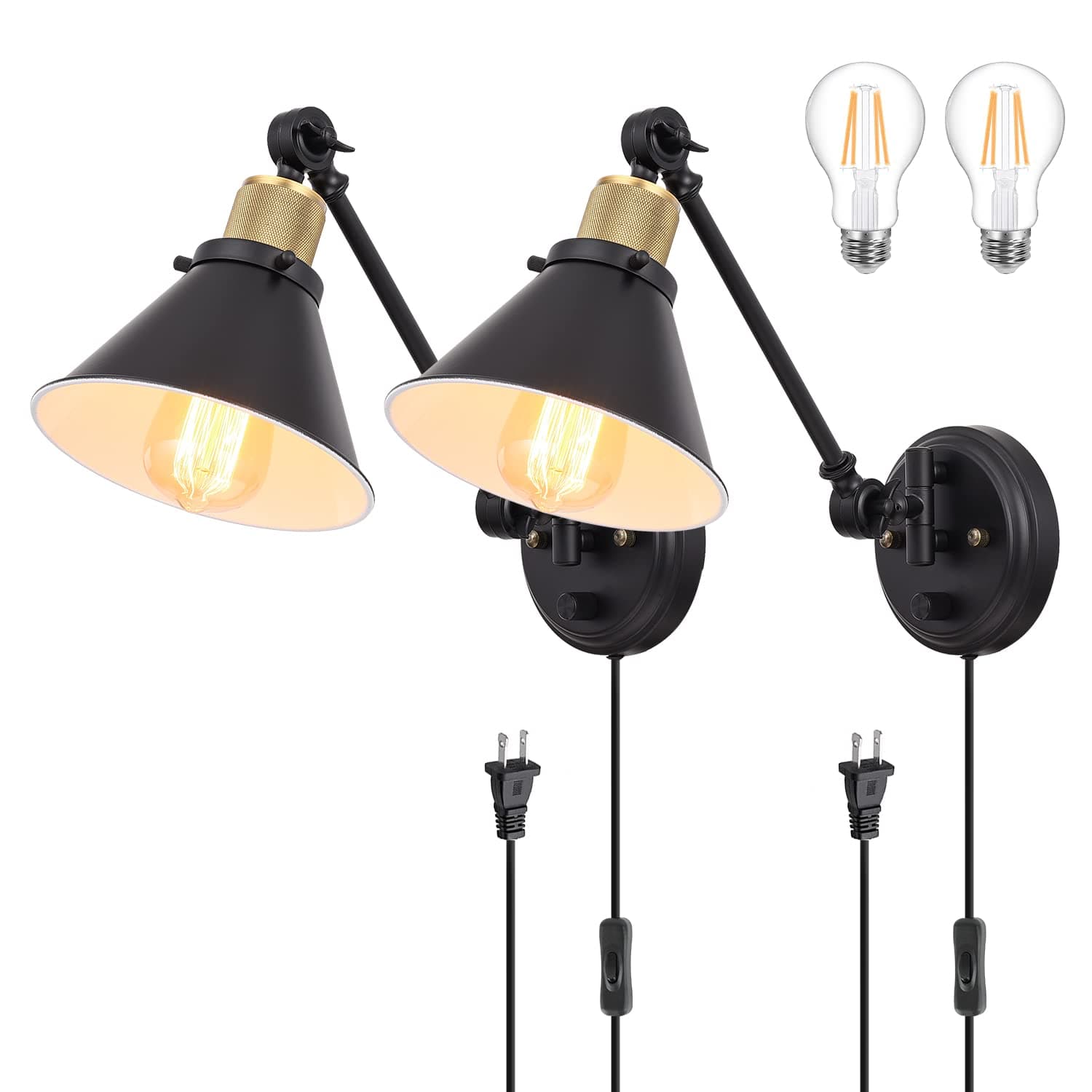 Dimmable Industrial Wall Sconces