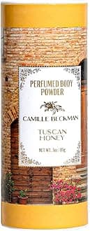 Tuscan Honey Scented Talc-Free Body Powder, Perfumed Dusting Powder, 3 Ounce