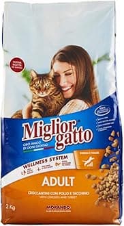 Miglior Croquettes with Chicken And Turkey Cat Dry Food, 2Kg