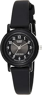 Casio Women's LQ139A-1B3 Black Classic Analog Casual Watch, Black, Analog Watch,Quartz Watch,Quartz Movement