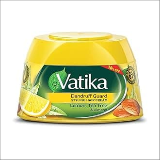 Nourish & Protect Styling Hair Cream | Henna, Almond & Aloe Vera with Nourishing Vatika Oils - 140 ml / 4.9 oz