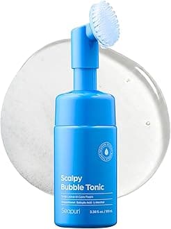 Seapuri Scalpy Anti Dandruff Bubble Treatment Tonic | for both Men & Women | Itchy Scalp Treatment with Salicylic Acid, Menthol, Dexpanthenol | Non-Greasy, Lightweight for Hair loss & Thinning