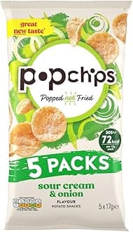 Sour Cream & Onion Multipack Crisps, 5 x 23g (Pack of 5)