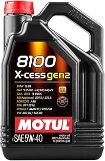 8100 X-Cess Gen 2 SAE 5W40 Full Synthetic Motor Engine Oil 5 Liter Bottle
