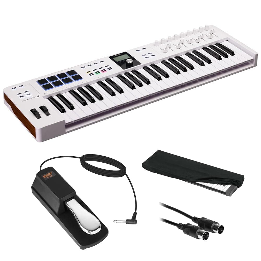Arturia KeyLab Essential mk3 ? 49 Key USB MIDI Keyboard Controller with Analog Lab V Software Included