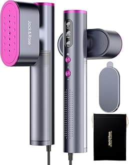 – Jack＆Rose Travel Steamer for Clothes,100-240V Dual Voltage Clothes Steamer, Handheld Garment Steamer Clothing, Portable Travel Iron for Global Travel & Home