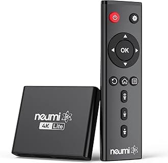 NEUMI Atom 4K Lite Ultra-HD Digital Media Player for USB Drives and SD Cards - Plays 4K/UHD Videos, HEVC/H.265, HDMI and Analog AV, Automatic Playback, Looping, Trigger Capability