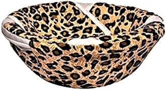 Dhanak Kitchen Roti Basket with Cloth, Chapati Box, Washable Cloth with Chain; Roti Rumals (Multicolor) (1 Basket)