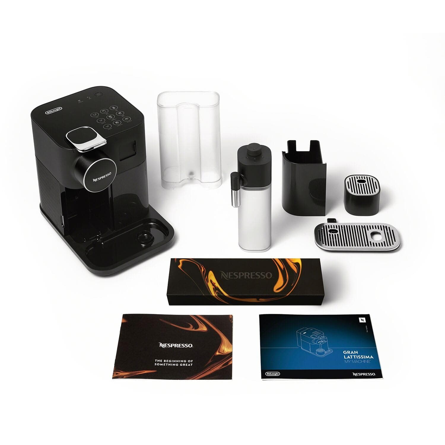 Nespresso Gran Lattissima Original Espresso Machine with Milk Frother by De'Longhi, Sophisticated Black