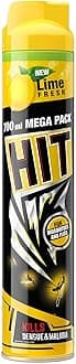 HIT Flying Insect Killer - Mosquito & Fly Killer Spray (700ml) | Lime Fragrance | Instant Kill | Protection from Dengue & Malaria, pack of 6