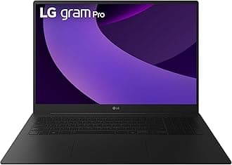 gram Pro 17-inch Lightweight Laptop Computer, Intel Evo Edition Powered by Intel Core Ultra7 255H Processor, Windows 11 Home, 32GB RAM, 2TB SSD - Obsidian Black
