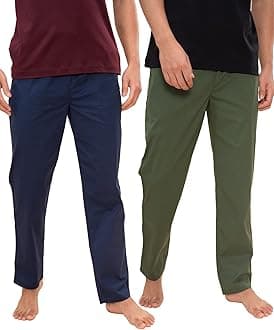 DAMENSCHThe Stretch Men's Woven Cotton Tapered Fit Pyjama Pants