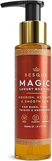 Besque Magic Body Oil, 100ml, After Shower Body Oil For Women, Hydrating Skin Care For Full Body That Plumps, Tightens, and Firms Skin With Natural Ingredients, Luxury Spa Gifts