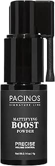 Pacinos Mattifying Boost Powder - Precise Hair Volume Control, Lightweight Powder adds Texture with Matte Finish and Oil Control, 4g.