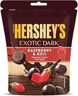 Hershey's Exotic Dark Chocolate Raspberry & Goji, 100g (Pack of 4)
