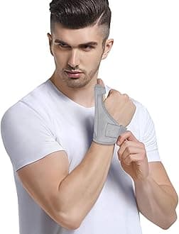 Elove Thumb Brace Spica Splint Support - Neoprene Reversible Thumb Stabilizer for Pain, Sprains, Strains, Arthritis,Tendonitis, Carpal Tunnel & Trigger Thumb Immobilizer [Fits for Both Hands]