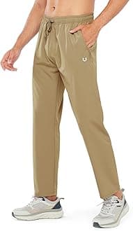 NORTHYARD Men's Athletic Running Joggers Workout Gym Pants Lightweight Jogging Pants Open Hem Sweatpants