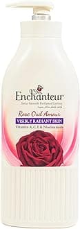 Enchanteur Satin Smooth Lotion | Rose Oud Amour | Aloe Vera & Olive Butter | 500ml | Hydrating Moisturizer for All Skin Types