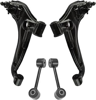 TRQ Front Suspension Kit Control Arm with Ball Joint Sway Bar Stabilizer Link Compatible with 1990-1997 Mazda Miata