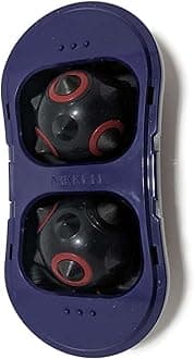 Nikken 1 MagDuo Massage Balls - 13201, Magnetic Therapy, Deep Tissue Rehab Reflexology and Acupressure - Kenko Compact Portable Therapist - Works Perfectly for Stress, Fatigue and Soreness Relief