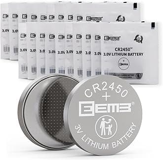 EEMB 20PCS CR2450 Li-MnO2 Non-Rechargeable Lithium Battery 3V Button Coin Cell Battery Trusted Quality 550mAh UL Certified Single Use Battery DO NOT CHARGE BATTERY