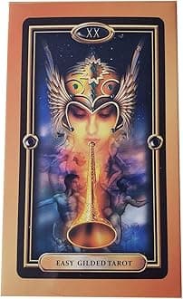 78Pcs/Set Tarot Cards Deck Board Future Telling Divination Game English Edition Easy GildedSN07408