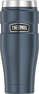 Stainless King Vacuum-Insulated Travel Tumbler, 16 Ounce, Slate